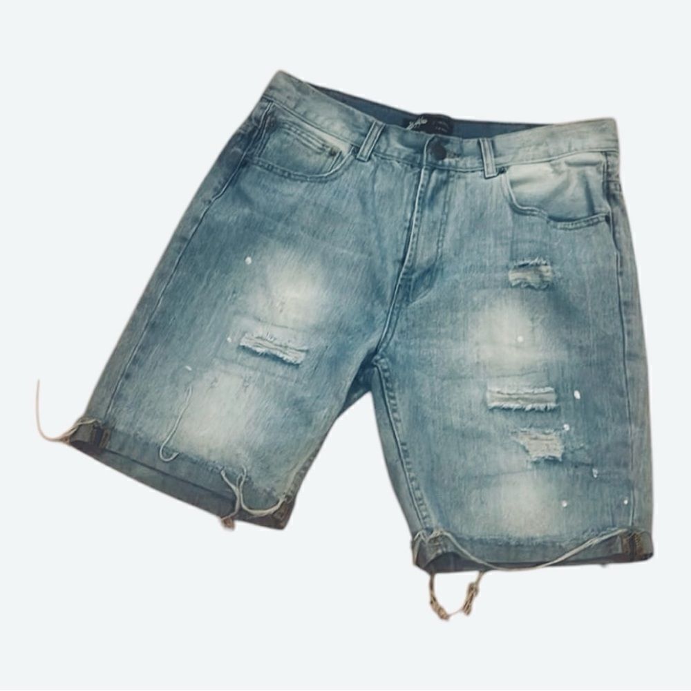 Brooklyn Cloth Distressed Original Jean Shorts - 36
